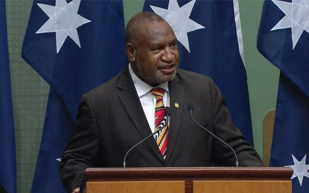 Papua New Guinea Prime Minister James Marape. Photo: ABC Australia