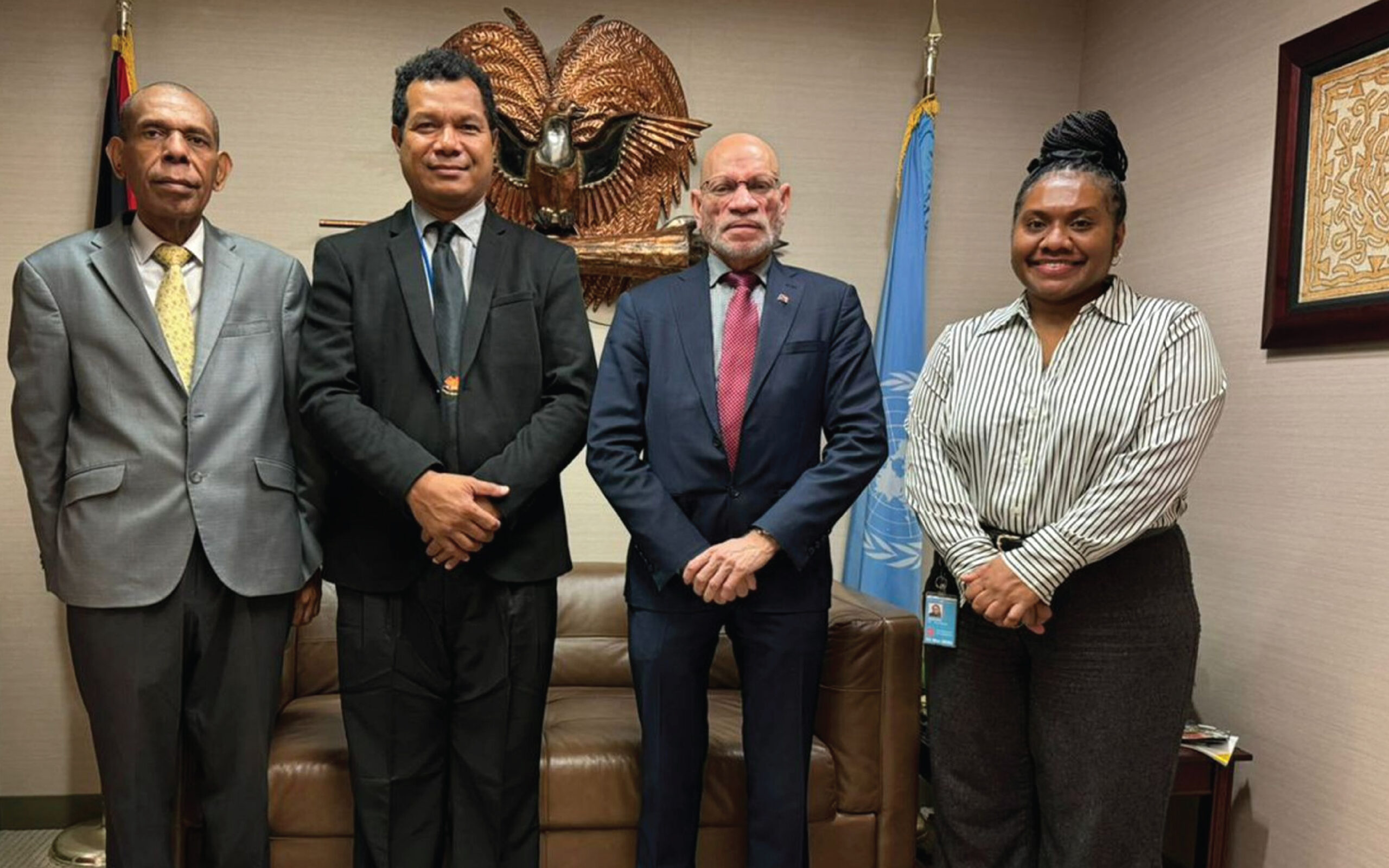 PNG Representatives during UN Cybercrime Conference